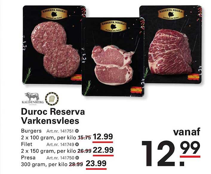 Duroc Reserva Varkensvlees