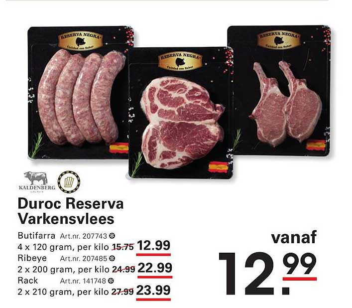 Duroc Reserva Varkensvlees