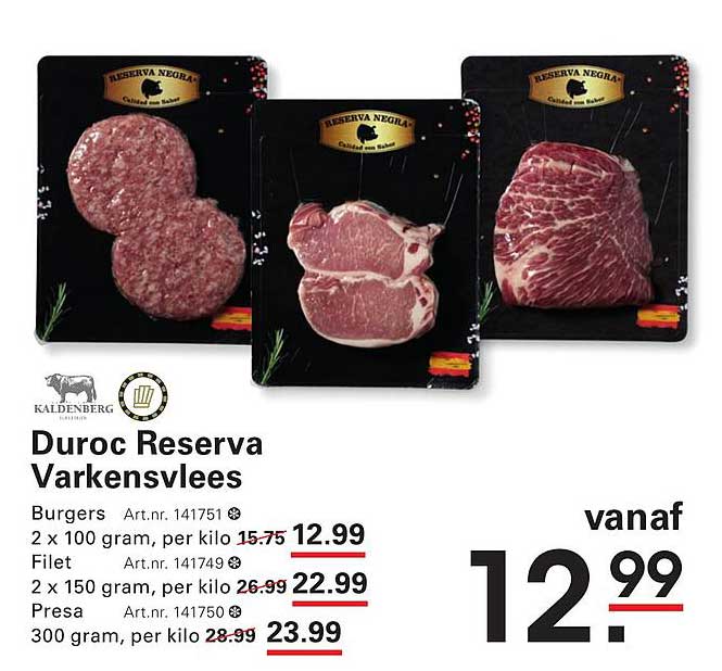 Duroc Reserva Varkensvlees