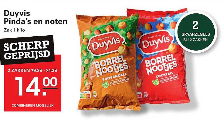 Duyvis Pinda’s en noten Zak 1 kilo