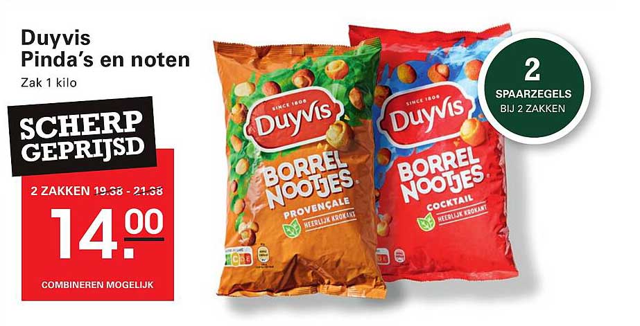 Duyvis Pinda’s en noten Zak 1 kilo