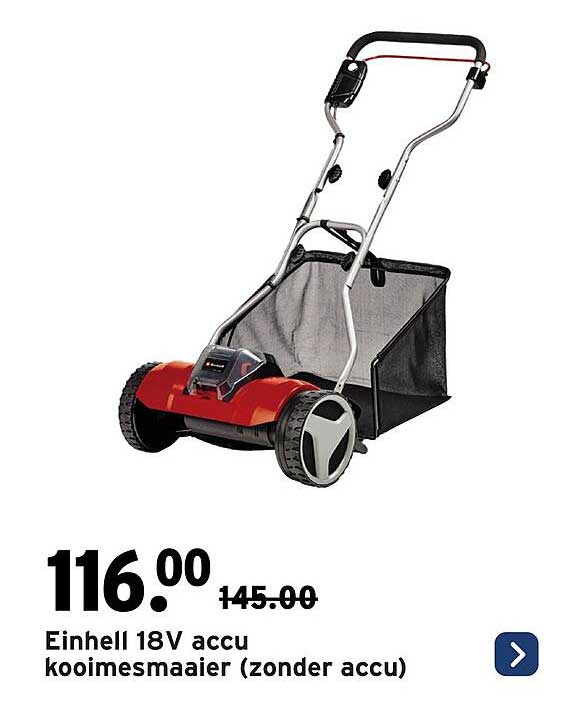Einhell 18V accu kooimesmaaier (zonder accu)