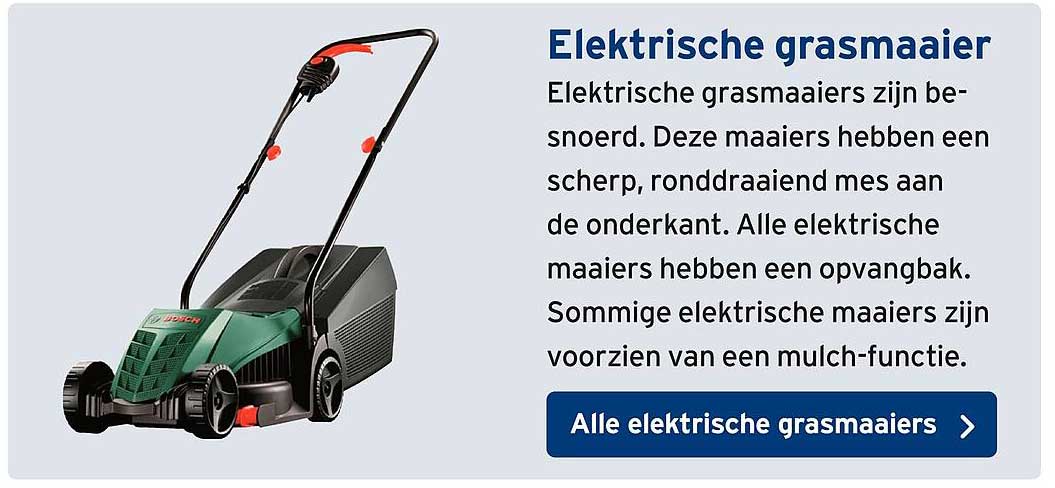 Elektrische grasmaaier