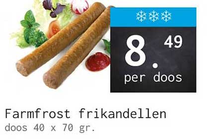 Farmfrost frikandellen