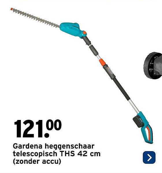 Gardena heggenschaar telescopisch THS 42 cm (zonder accu)