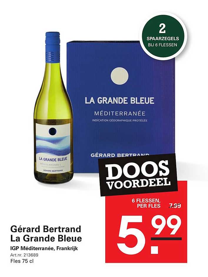 Gérard Bertrand La Grande Bleue IGP Méditerranée, Frankrijk