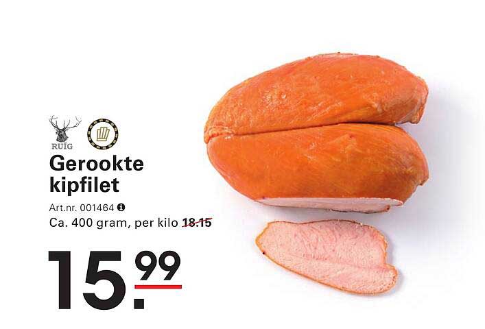 Gerookte kipfilet