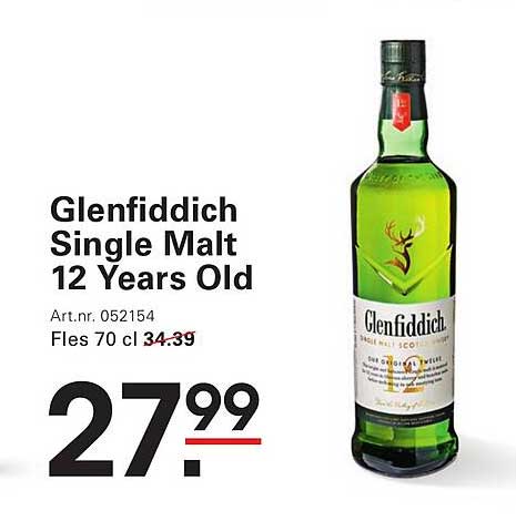 Glenfiddich Single Malt 12 Years Old