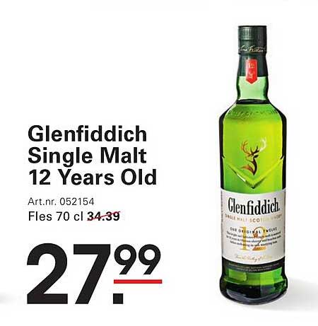 Glenfiddich Single Malt 12 Years Old