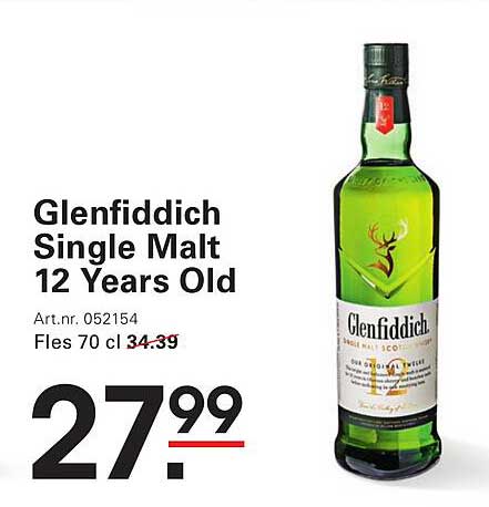 Glenfiddich Single Malt 12 Years Old