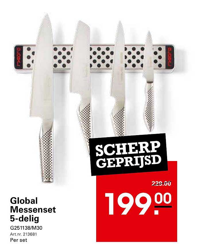 Global Messenset 5-delig
