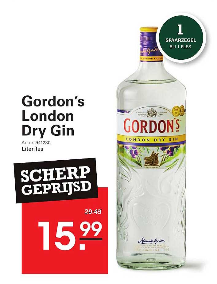 Gordon’s London Dry Gin 1 Liter