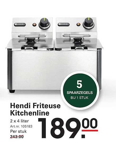 Hendi Friteuse Kitchenline