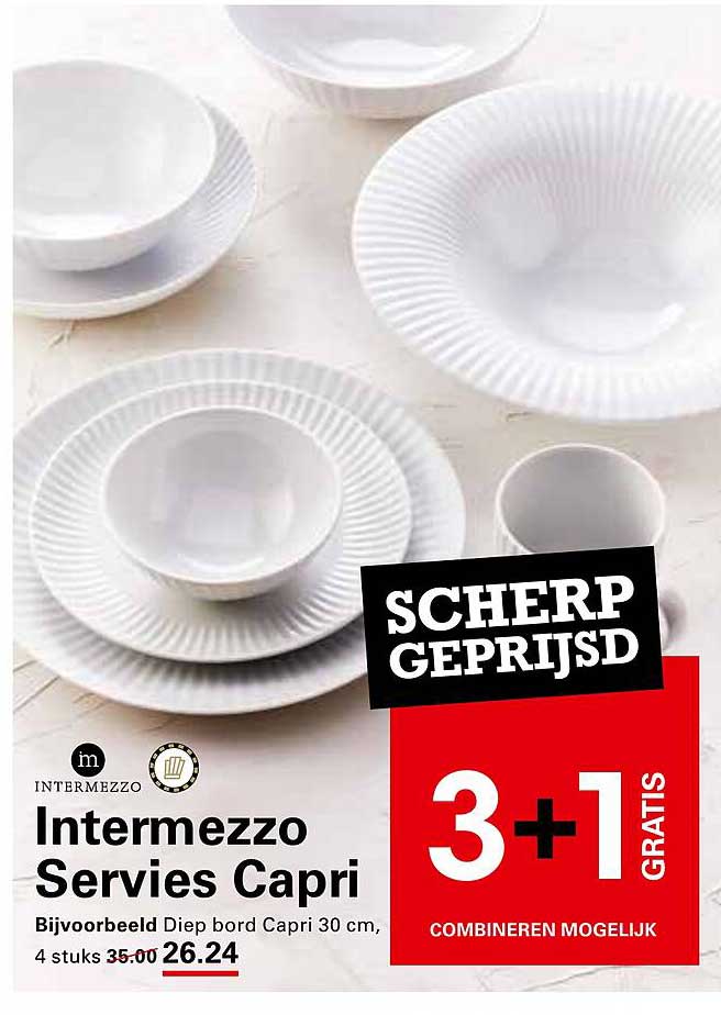 Intermezzo Servies Capri