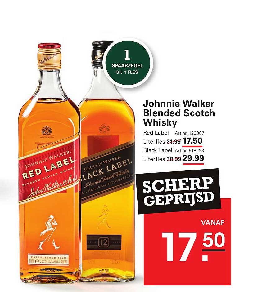 Johnnie Walker Blended Scotch Whisky