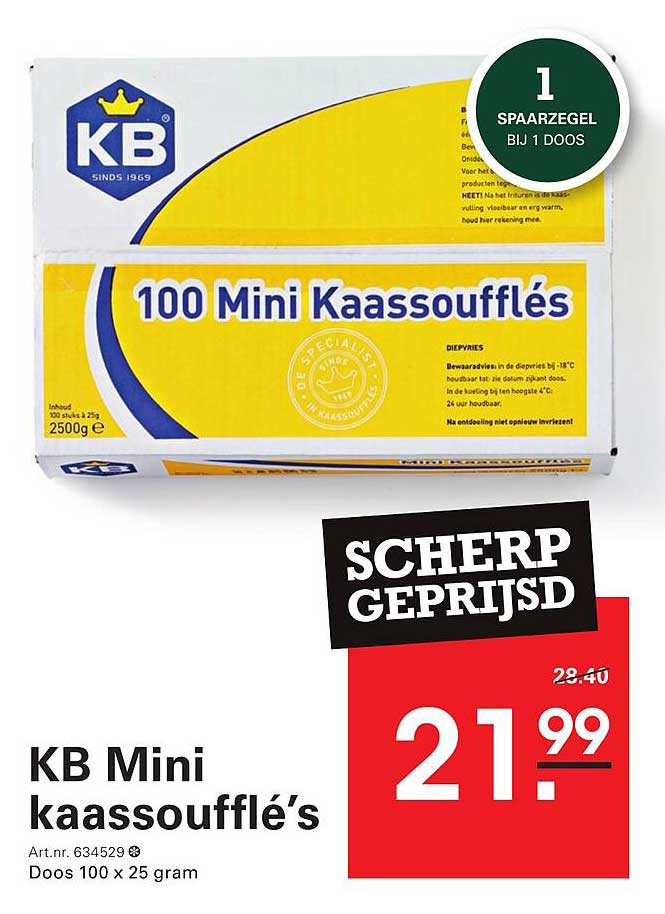 KB Mini kaassoufflé's