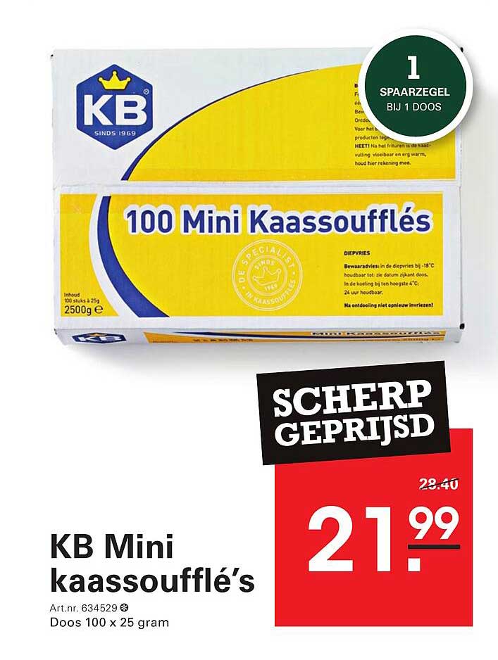 KB Mini kaassoufflé's