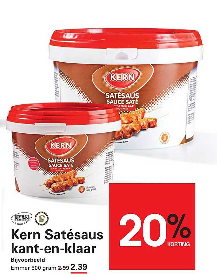 Kern Satésaus kant-en-klaar