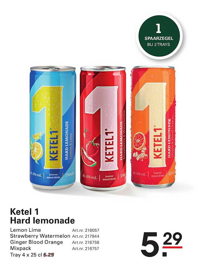 Ketel 1 Hard lemonade Mixpack