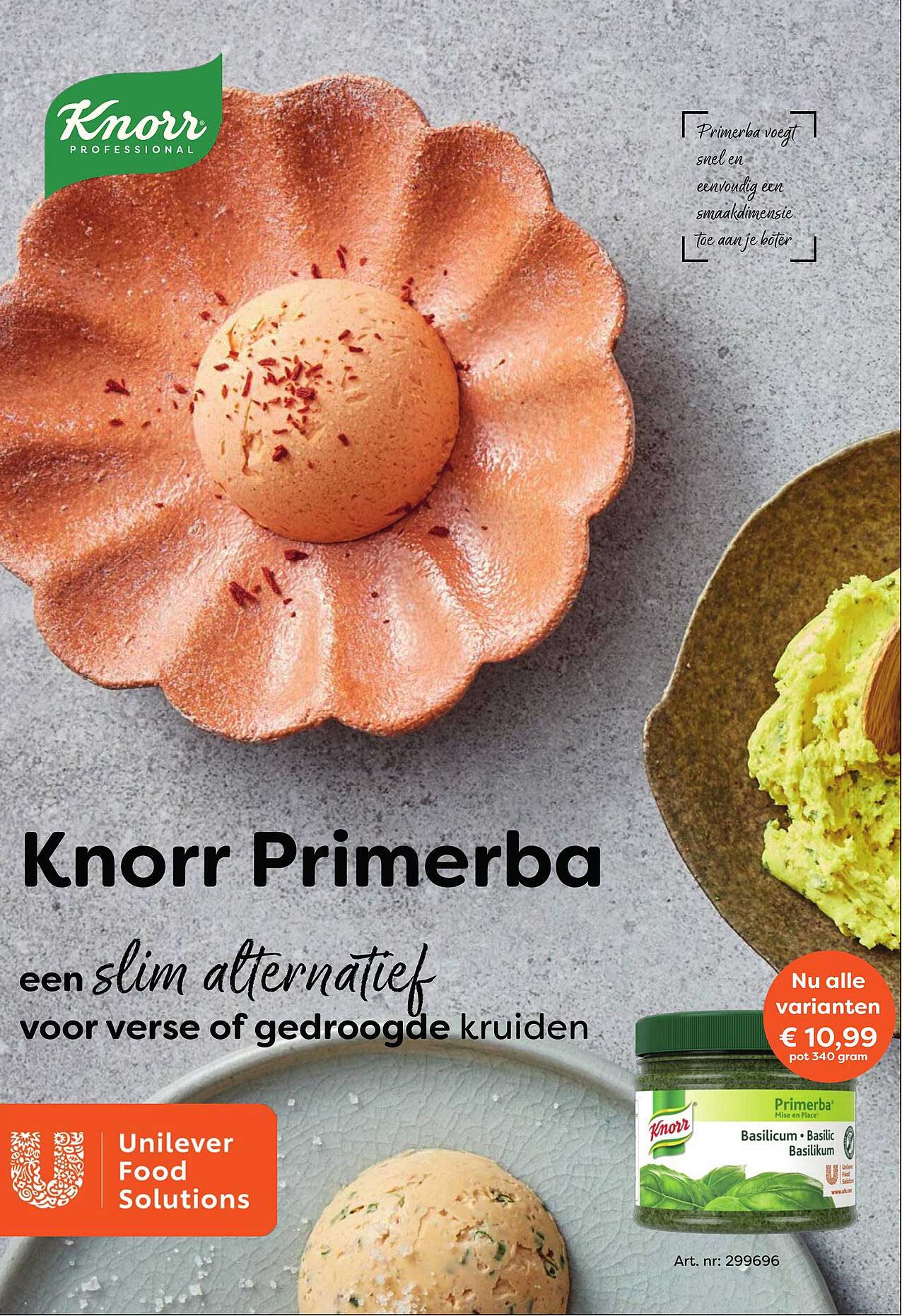 Knorr Primerba - een slim alternatief voor verse of gedroogde kruiden