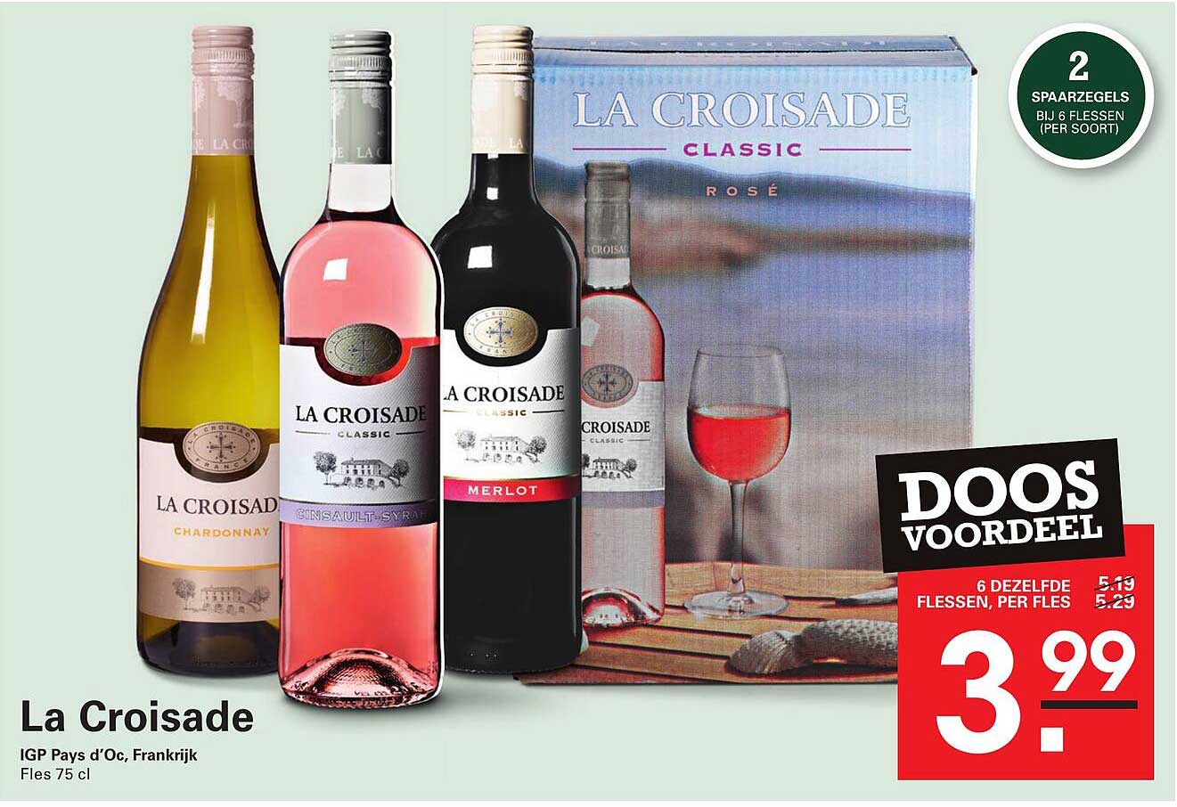 La Croisade IGP Pays d'Oc, Frankrijk - Fles 75 cl