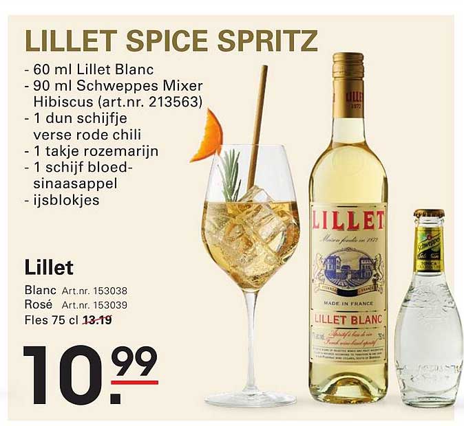 LILLET SPICE SPRITZ