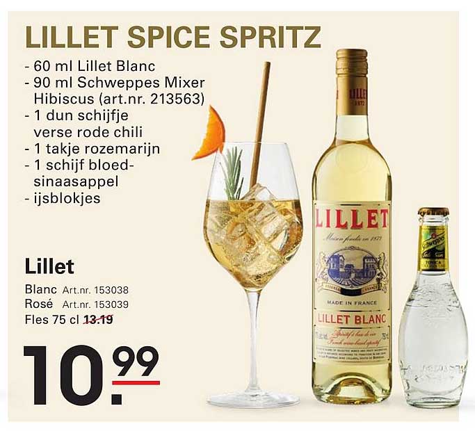 LILLET SPICE SPRITZ