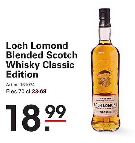 Loch Lomond Blended Scotch Whisky Classic Edition
