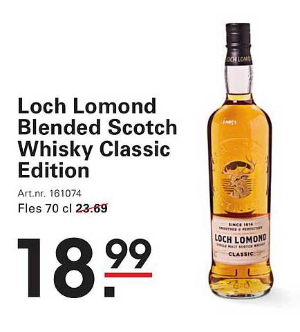 Loch Lomond Blended Scotch Whisky Classic Edition