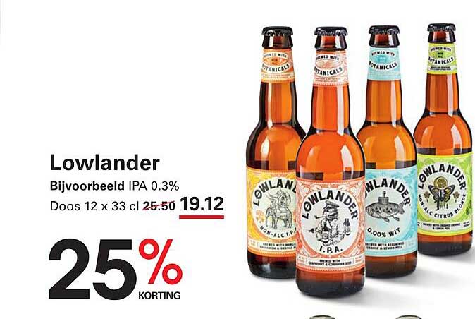Lowlander Bijvoorbeeld IPA 0.3%
