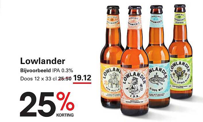 Lowlander Bijvoorbeeld IPA 0.3%