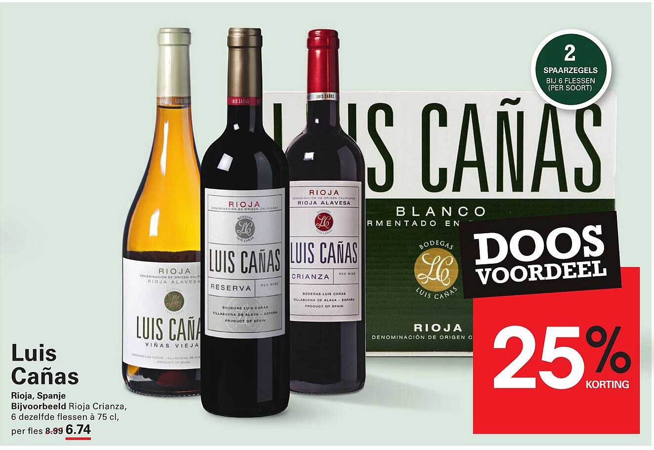 Luis Cañas Doos Voordeel - 25% korting
