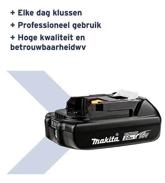 Makita 18V Lithium-Ion Accu 2.0Ah