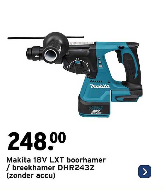 Makita 18V LXT boorhamer / breekhamer DHR243Z (zonder accu)