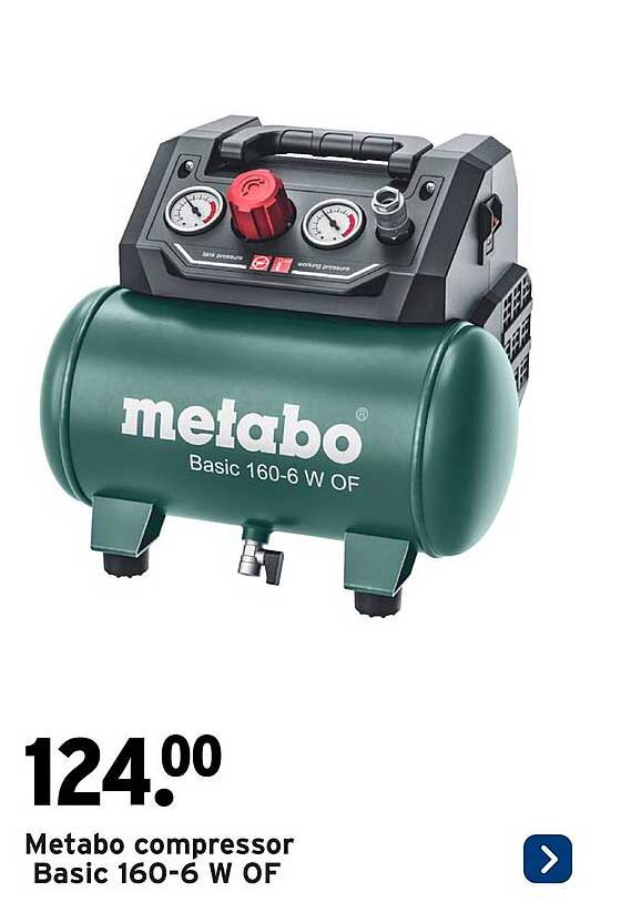Metabo compressor Basic 160-6 W OF