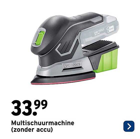 Multischuurmachine (zonder accu)