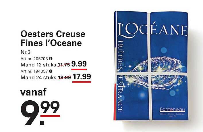 Oesters Creuse Fines l’Ocean