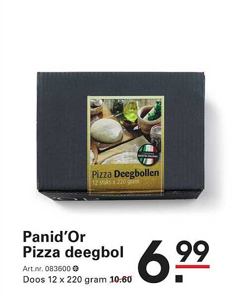 Panid’Or Pizza deegbol