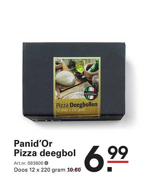 Panid'Or Pizza deegbol