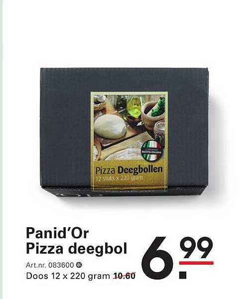 Panid'Or Pizza deegbol