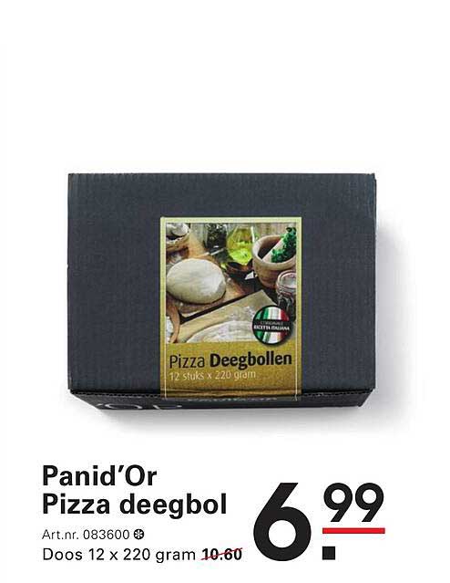 Panid’Or Pizza deegbol
