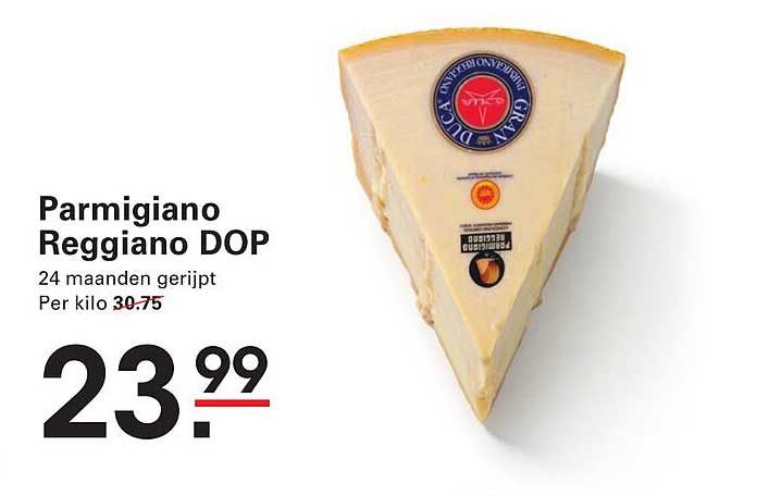 Parmigiano Reggiano DOP 24 maanden gerijpt