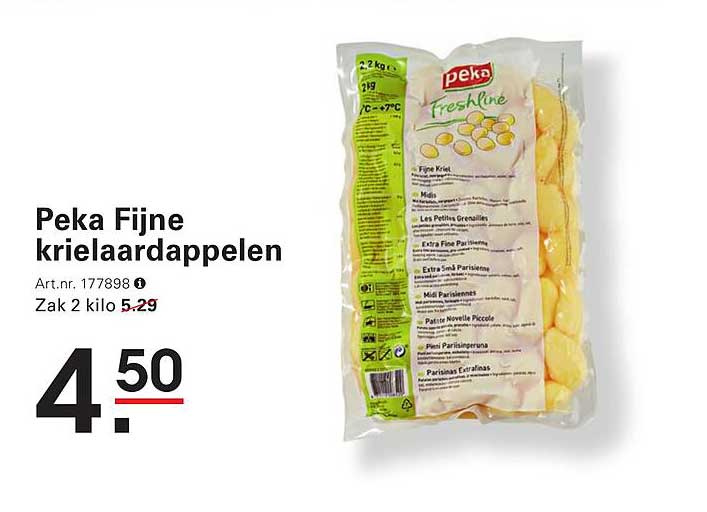Peka Fijne krielaardappelen