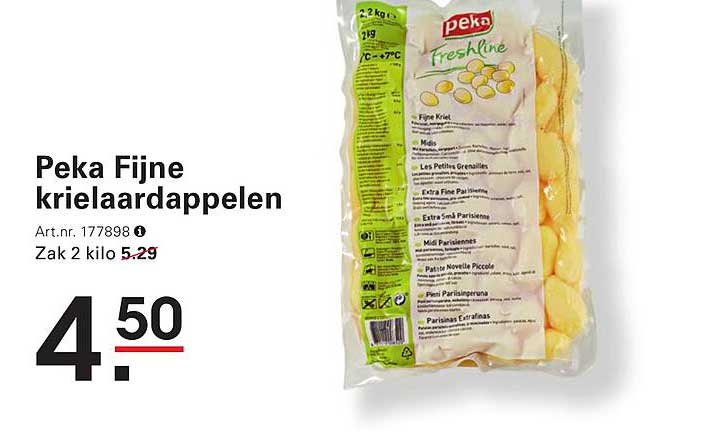 Peka Fijne krielaardappelen