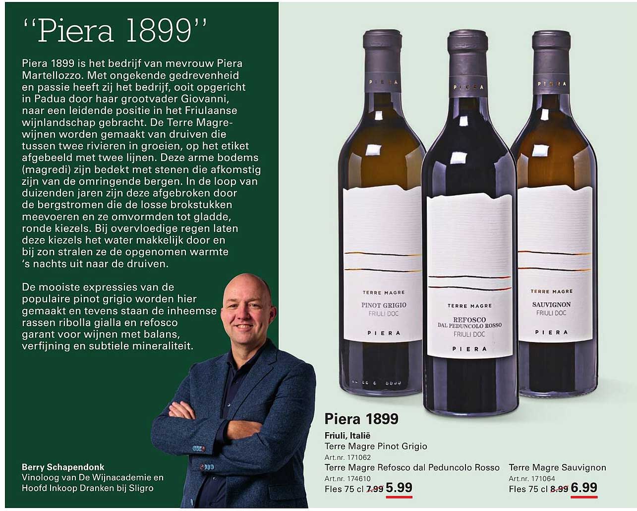 Piera 1899 Terre Magre Pinot Grigio