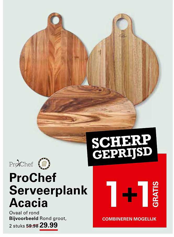 ProChef Serveerplank Acacia