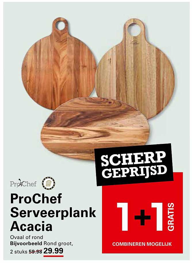 ProChef Serveerplank Acacia