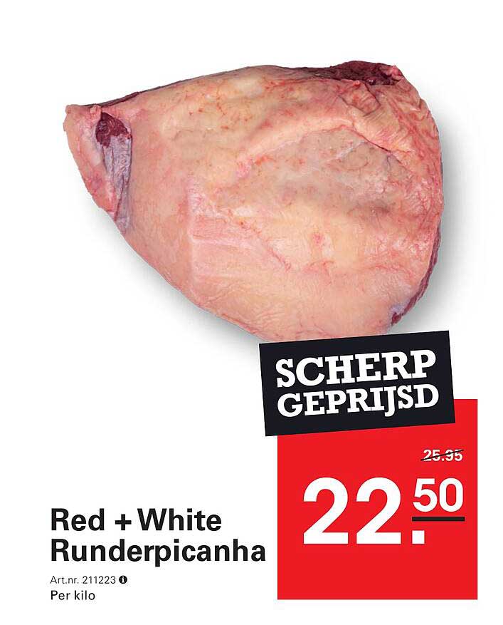 Red + White Runderpicanha