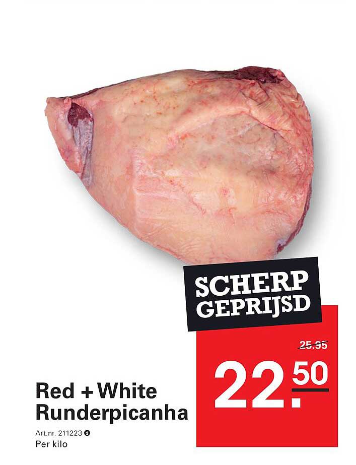 Red + White Runderpicanha