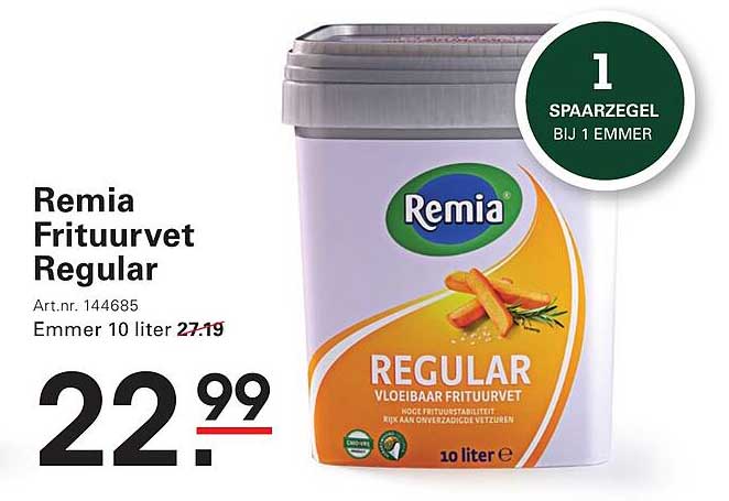 Remia Frituurvet Regular 10 liter